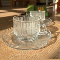 كوب زجاج فنتج ~ صناعة يابانية ماركة SOGA