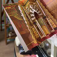 بطاقة تهنئة العيد نمط ثلاثي الأبعاد