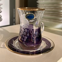 من النوادر طقم كرستال بوهيمي فاخر