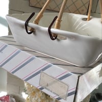 صحن فنتج صناعة يابانية - بمسكة من الخيزران