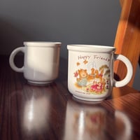 كوب خزف صناعة يابانية فنتج ونادر اصدار 1986