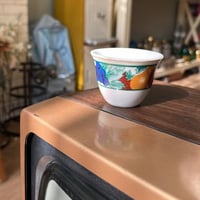 درزن فناجيل عتيقة | ختم صيني أحمر