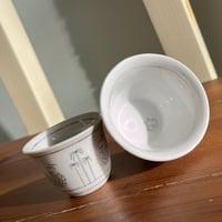 فناجيل عتيقة | ختم صيني أحمر