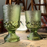 Glass cup قلاص عتيق صناعة أمريكية
