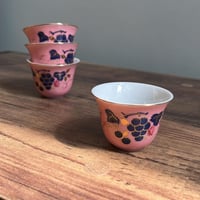 فنجال عتيق نمط حصاد العنب | صناعة يابانية من الثما...