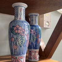 فازة خزف فنتج | رسم يدوي