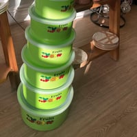 طقم من 7 علب بلاستيك فنتج | صناعة سنغافورة