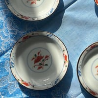 مجموعة من 5 صحون بورسلان صناعة يابانية