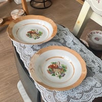 صحون فنتج | نمط سلة الفواكه الشهيرة بوقتها