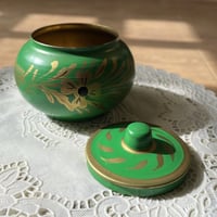 علبة نحاس صناعة هندية فنتج | رسم يدوي