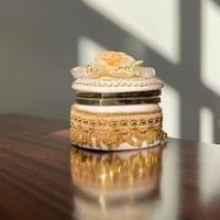 علبة سيراميك فنتج على شكل قلب