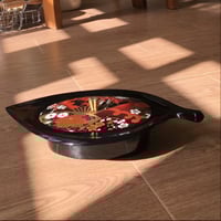 صحن فنتج بلاستيك مع غطا ، صناعة يابانية