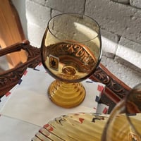 قلاص فنتج لون العنبر | من نوادر ماركة SOGA GLASS ا...