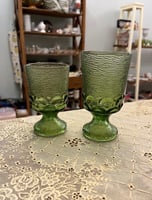 Glass cup قلاص عتيق صناعة أمريكية