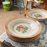 صحون فنتج | نمط سلة الفواكه الشهيرة بوقتها