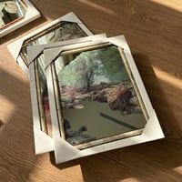 لوح المرايا | فنتج ونادرة بنقشات أنيقة