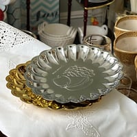 صحن ستيل | نقش الفاكهة