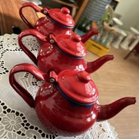 metal teapots ابريق غضار اصدار قديم - حجم صغير