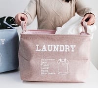 سلة تخزين-وردي