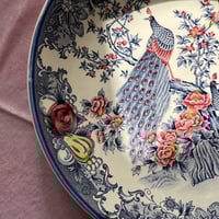 صحن عتيق نمط الطاووس ، صناعة اليابان