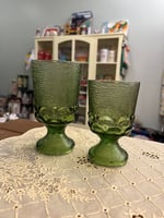 Glass cup قلاص عتيق صناعة أمريكية