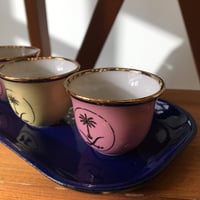 فناجيل يابانية شعار سيفين ونخلة اصدار قديم مخزن