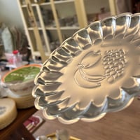 صحن ستيل | نقش الفاكهة