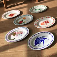 صحن بيضاوي - غضار