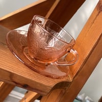 كوب زجاج vintage