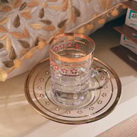 طقم شاي فنتج ( نص درزن استكانات )