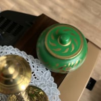 علبة نحاس صناعة هندية فنتج | رسم يدوي