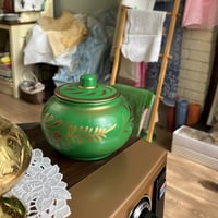 علبة نحاس صناعة هندية فنتج | رسم يدوي