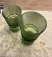 Glass cup قلاص عتيق صناعة أمريكية