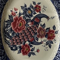 Dish صحن بيضاوي عتيق ونادر - صناعة يابانية