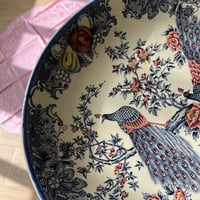 صحن عتيق نمط الطاووس ، صناعة اليابان