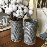 وعاء معدن مجلفن