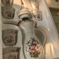 ‏Dallah set and Arabic coffee cup, طقم فنتج صناعة...