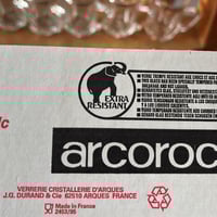 بيالات كرستال صناعة فرنسية ماركة arcoroc