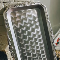 silver tray صينية فنتج صناعة يابانية