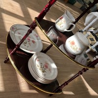 طقم صيني عتيق من الخزف الحجري