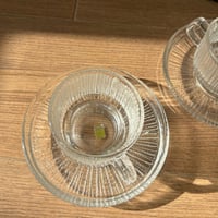 كوب زجاج فنتج ~ صناعة يابانية ماركة SOGA