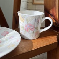 كوب فنتج ياباني من ماركة Nitto - تصميم زهري أنيق إ...