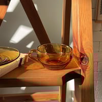 كوب لون الكهرمان فنتج ونادر صناعة يابانية من Adele...