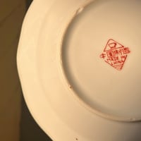 صحن صيني اصدار قديم | نمط حصاد العنب