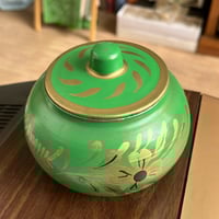 علبة نحاس صناعة هندية فنتج | رسم يدوي