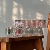 Teacup بيالات شاي فنتج نمط عنقود العنب