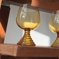 قلاص فنتج لون العنبر | من نوادر ماركة SOGA GLASS ا...