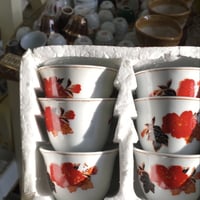 فناجيل فنتج ختم صيني احمر - ( درزن )