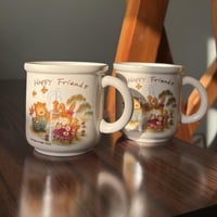 كوب خزف صناعة يابانية فنتج ونادر اصدار 1986