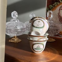 فنجال نمط بريق اللؤلؤ - صناعة يابانية فنتج اصدار ا...